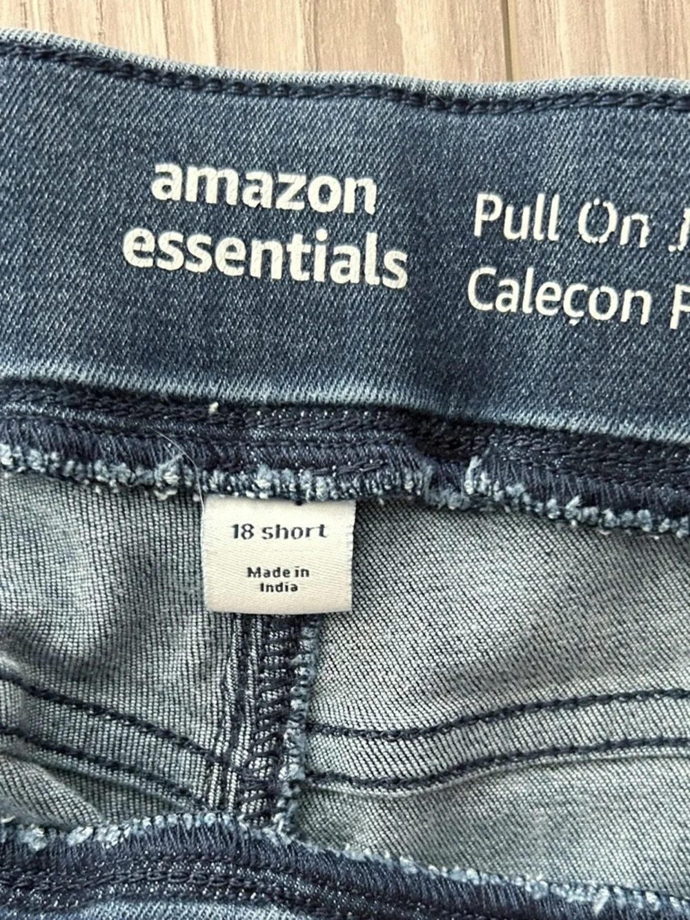 Amazon Essentials Blue Pull-On Jeggings - Picture 3 of 3
